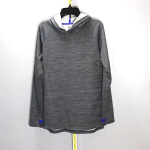 Youth‎ Grey Performance Hoodie – Size L (12–14), Good Condition